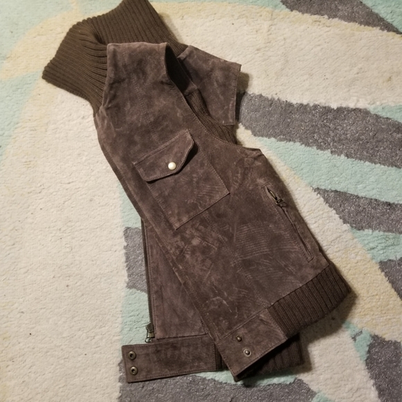 Genuine Leather Womens/Mens Retro Vest - Picture 4 of 4